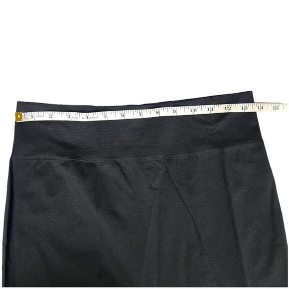 Lane Bryant High Waist Smoothing Leggings Solid Black Pull On Stretch Womens E/F - Picture 5 of 11